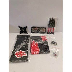 Naruto Anime Cosplay Costume Set - 10 PC -NEW